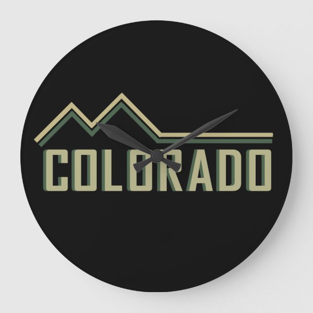 Relógio Grande Montanhas Rocky Colorado (Frente)