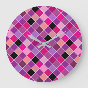 Relógio Grande Mosaico em vidro 10