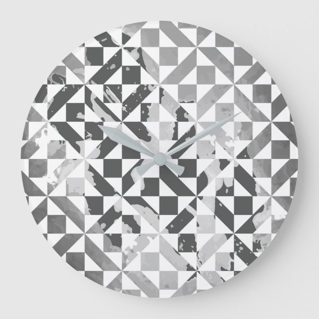 Relógio Grande Motif aquarela 4 (Frente)