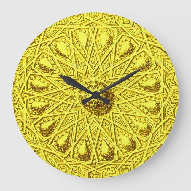 Relógio Grande motivo antigo do Oriente Médio (Frente)