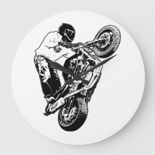 Relógio Grande Motocicleta