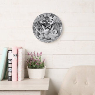 Relógio Grande Motorcycle Wall Clock