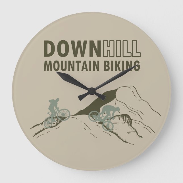 Relógio Grande MTB Downhill Bicicleta de Montanha (Frente)