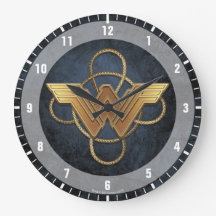 Mulher maravilhosa: Símbolo Dourado sobre Laço