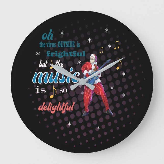 Relógio Grande Música É Tão Deliciosa (Frente)