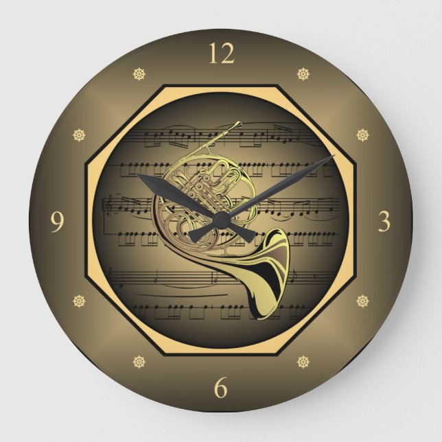 Relógio Grande Música ~ Folha de Rancho ~ (Frente)