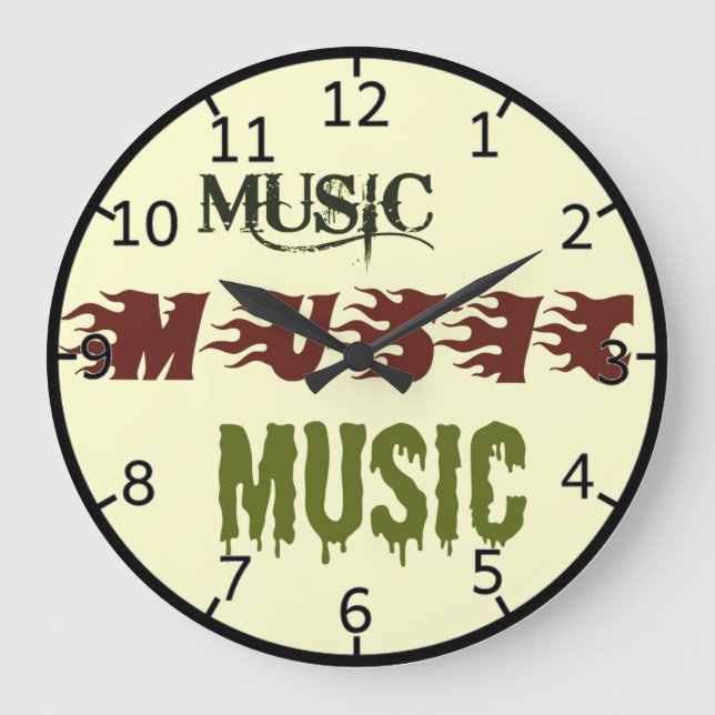 Relógio Grande Música musical (Frente)
