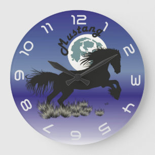 Relógio Grande Mustang für Pferdeliebhaber Uhr