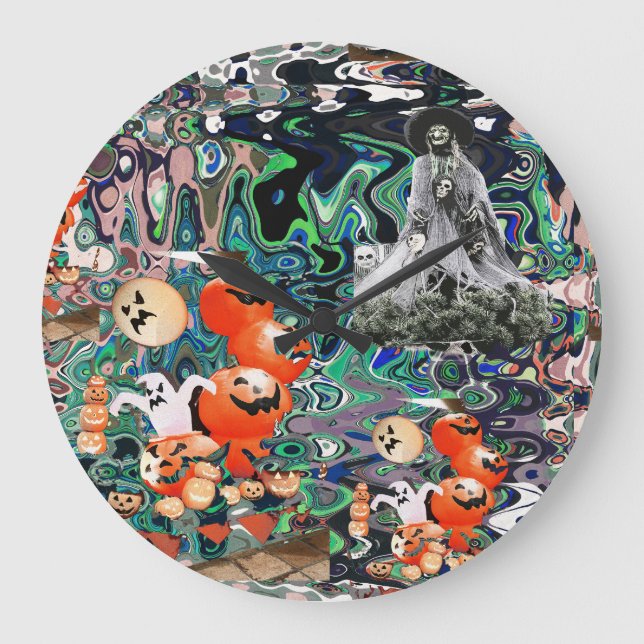 Relógio Grande My Super Halloween V2 (Frente)