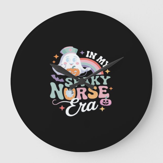 Relógio Grande Na Minha Enfermeira Spooky Era O Truque De Hallowe (Frente)