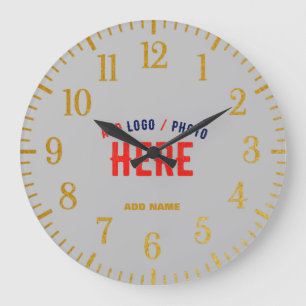 RELÓGIO GRANDE NA MODA MODERNO PERSONALIZÁVEL ASH VERIFICADO COM