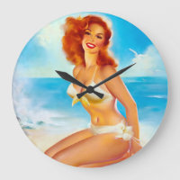 Na praia Pin Up