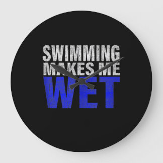 Relógio Grande Nadar Faz-me Cair Mais Molhado