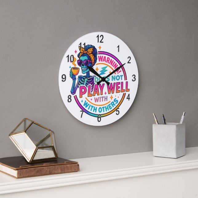 Relógio Grande Não Joga Bem... (Escritório)