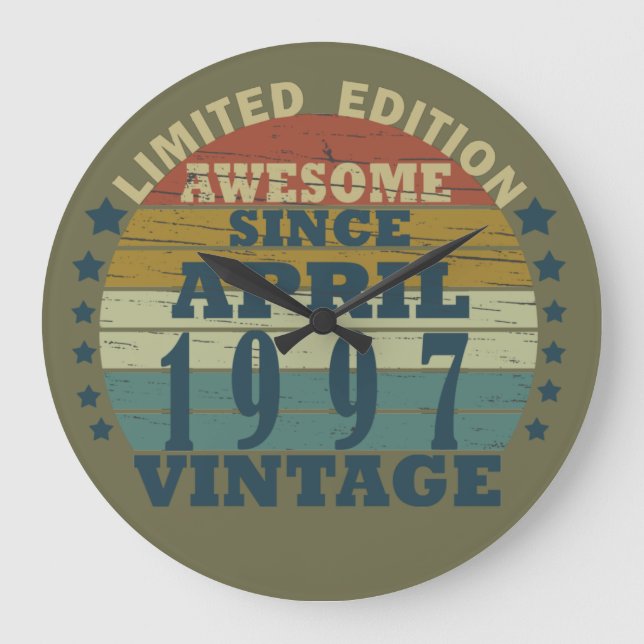 Relógio Grande Nascer de abril de 1997 (Frente)