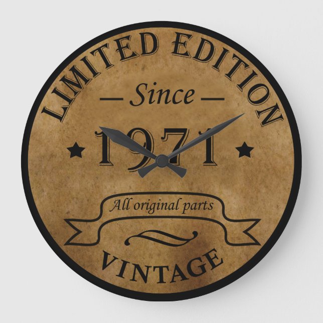 Relógio Grande Nascer de aniversário de 1971 (Frente)