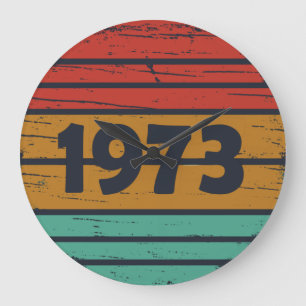 Relógio Grande Nascer de aniversário de 1973