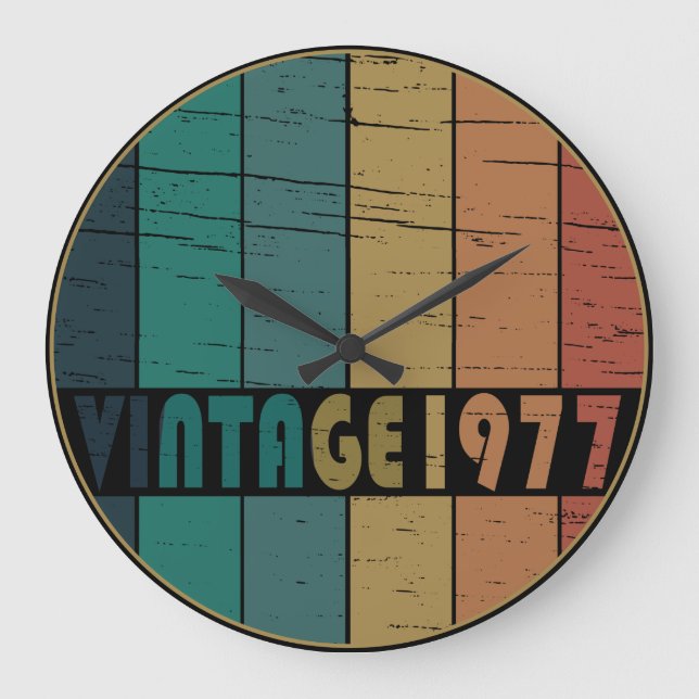 Relógio Grande Nascer de aniversário de 1977 (Frente)