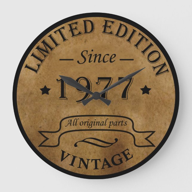 Relógio Grande Nascer de aniversário de 1977 (Frente)