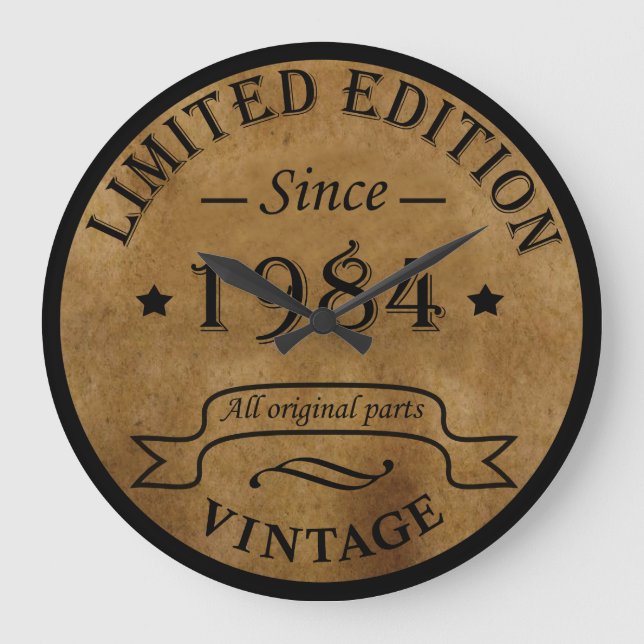 Relógio Grande Nascer de aniversário de 1984 (Frente)