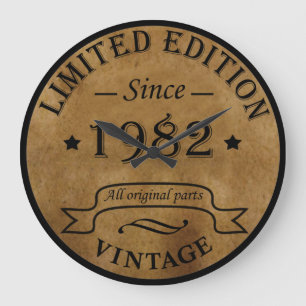 Relógio Grande Nascer em 1982 vintage clássico