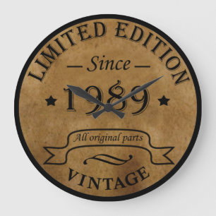 Relógio Grande Nascer em 1989 Vintage Classic