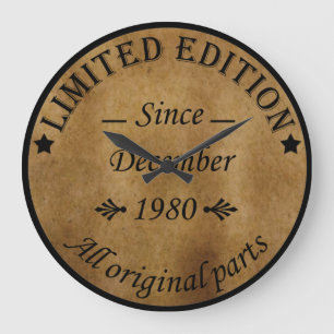 Relógio Grande nascer em dezembro de 1980