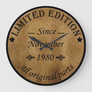 Relógio Grande nascer em novembro de 1980