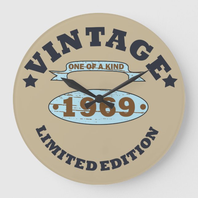 Relógio Grande Nascer em presente de aniversário de 1969 (Frente)