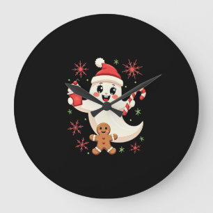 Relógio Grande Natal Feliz Natal Para Presente Fantasma de Natal