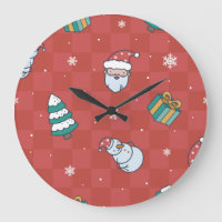 Natal minimalista: Design vermelho sem costura.