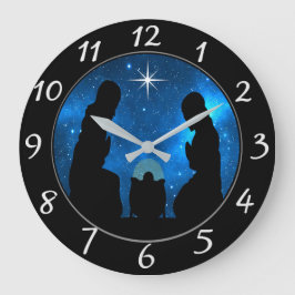 Relógio Grande Natividade Large Clock