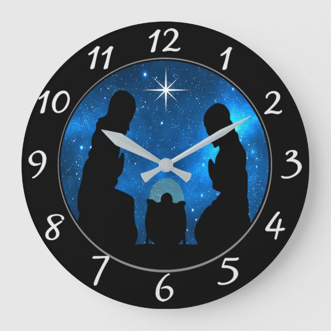 Relógio Grande Natividade Large Clock (Frente)