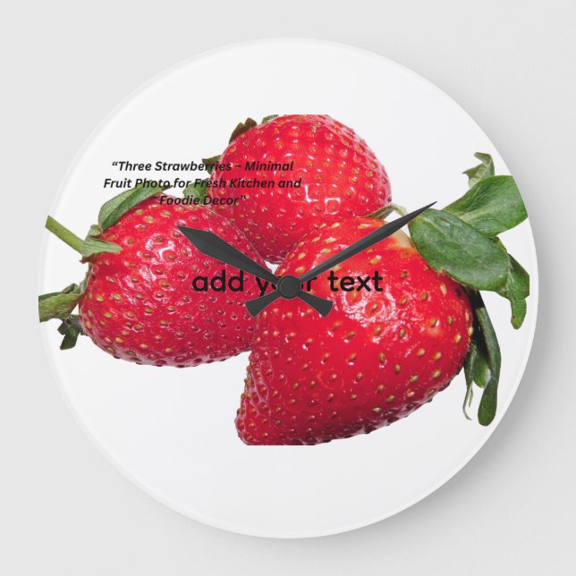 Relógio Grande  Natural Fruit Cushion for Home Decor (Frente)