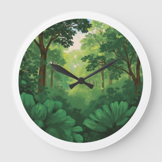 Relógio Grande naturt   clock (Frente)