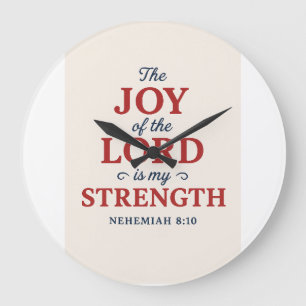 Relógio Grande Nehemiah 8:10