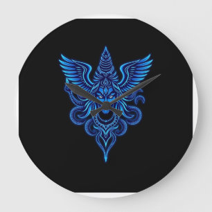 Relógio Grande Neon Divine: O Guardião Cósmico