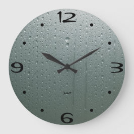 Relógio Grande New Home Perfect Bathroom Wall Steamed Timepiece 