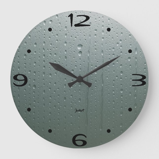 Relógio Grande New Home Perfect Bathroom Wall Steamed Timepiece  (Frente)