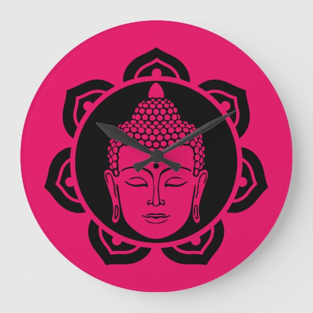 Relógio Grande Nirvana budista (Frente)