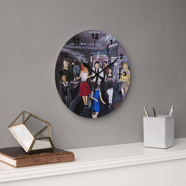 Relógio Grande No Control Painting by Alfred Fox (Escritório)