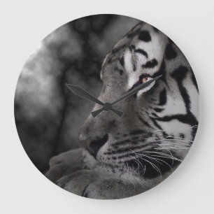 Relógio Grande Noite do pulso de disparo do tigre
