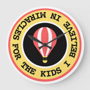 Relógio Grande Nome de rede milagroso personalizado para crianças