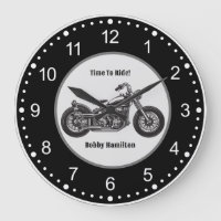 Nome Personalizado do Motorcycle Biker e Dizendo