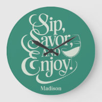 Nome personalizado Sip, Savor, Aproveite o vinho