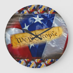 Relógio Grande Nós, A Bandeira Americana Da Pessoas