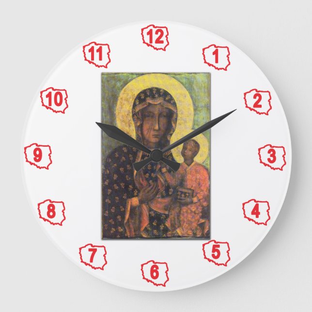 Relógio Grande Nossa Senhora de Czestochowa (Frente)