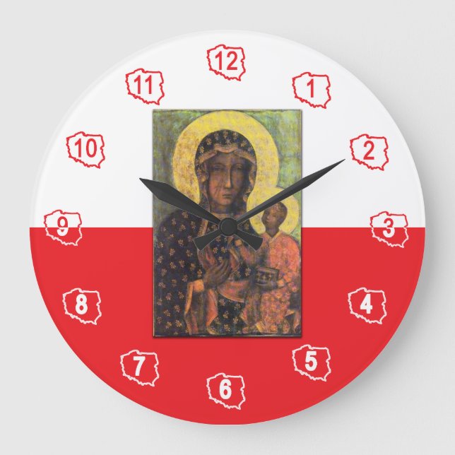 Relógio Grande Nossa Senhora de Czestochowa (Frente)