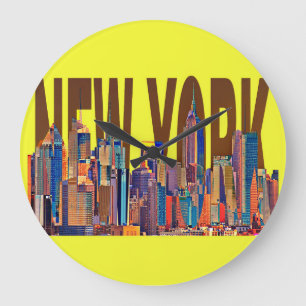 Relógio Grande nova york cidade horizonte de Manhattan