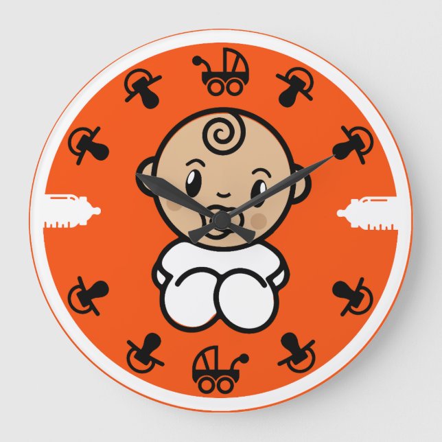 Relógio Grande Novelty Bonito Novo Presente para Bebê (Frente)